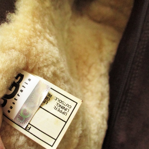 Ugg Jillian 1917 Tall Brown Suede Sheerling Boot - Picture 7 of 15